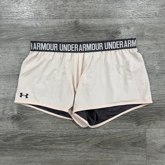 Under Armour Reversible Tech Mesh Shorts (Pink/Purple) - Picture 5 of 8